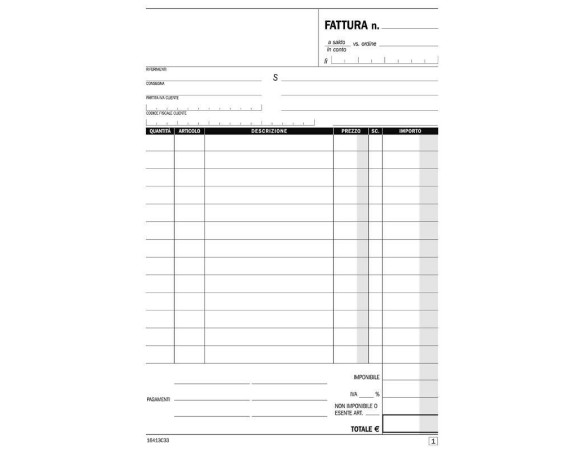 FATTURE AD UN ALIQUOTA TRIPLICE COPIA E5273 CT