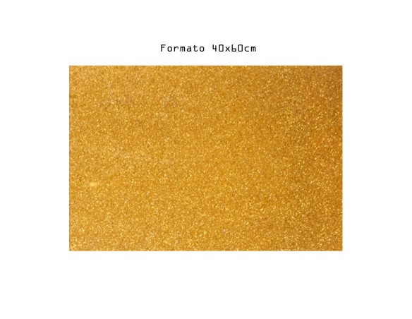 FOGLIO CARTA CREPLA EVA GLITTER 40 X 60 ORO