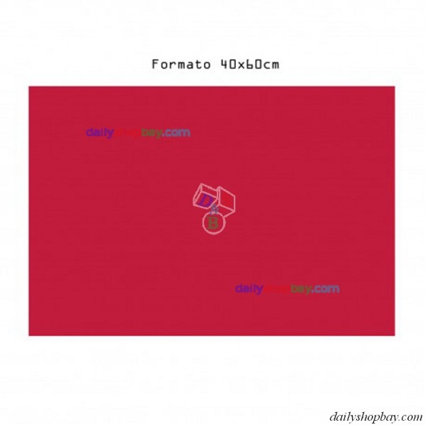 FOGLIO CARTA EVA FOAM ROSSO 40 X 60
