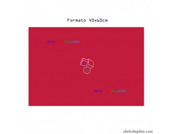 FOGLIO CARTA EVA FOAM ROSSO 40 X 60