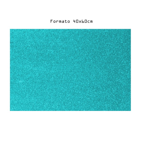 FOGLIO CARTA EVA GLITTER AZZURRO 40X60