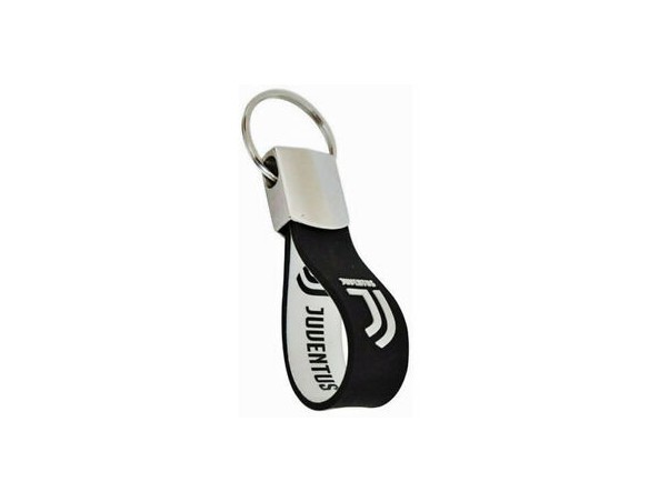 PORTACHIAVI JUVENTUS METALLO E GOMMA