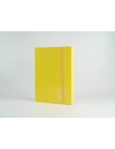 PORTAPROGETTI CON ELASTICO DA 5CM GIALLO