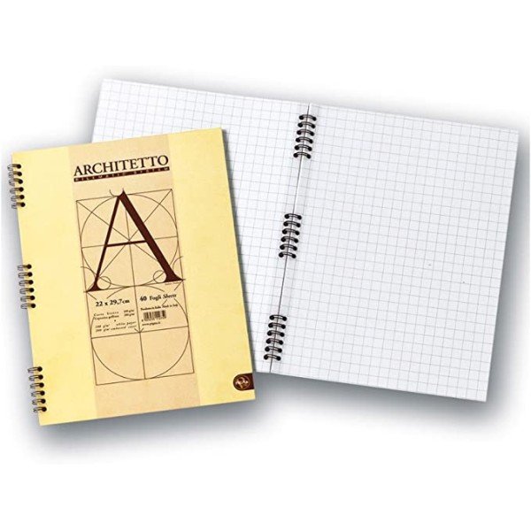 QUADERNO ARCHITETTO 40FOGLI 10 MM