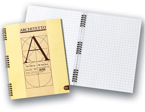 QUADERNO ARCHITETTO 40FOGLI 10 MM