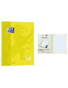 QUADERNO OXFORD SPIRALATO A4 NEON 1 CARTONATO GIALLO