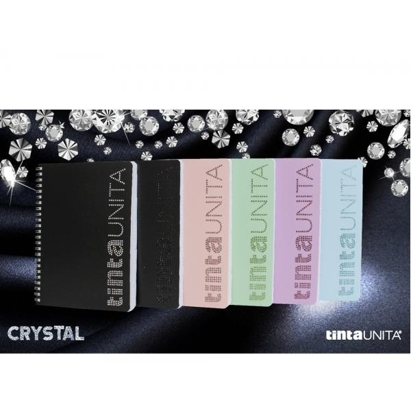 Quaderno Spirale Crystal Tinta Unita 36fg 80gr...