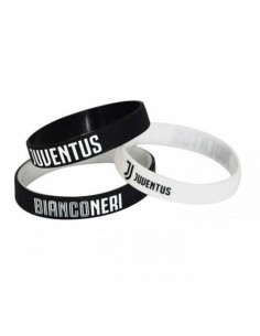 KIT 3 BRACCIALETTI IN SILICONE JUVENTUS ADULTO