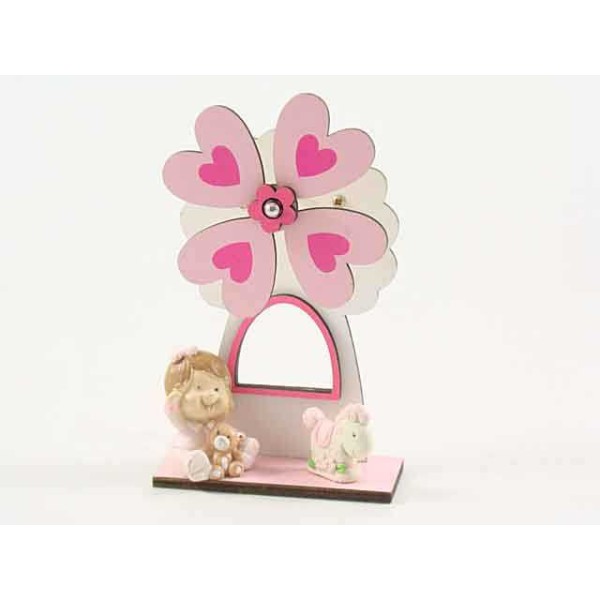 L.CAROUSEL CARILLON MULINO ROSA 17 CM 049283