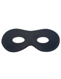 MASCHERA FARFALLE PLASTIFICATE NERA