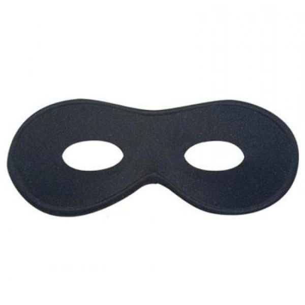 MASCHERA FARFALLE PLASTIFICATE NERA