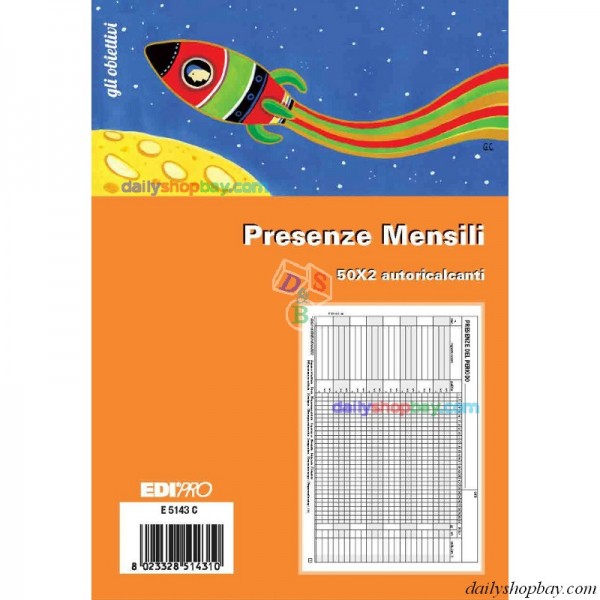 PRESENZE MENSILI 50 X 2 E 5143 C