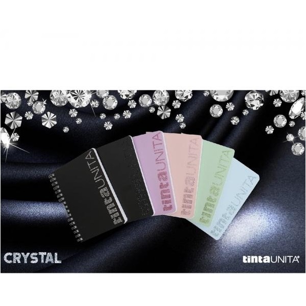 Mini Quaderno Spirale Crystal Tinta Unita 36fg...
