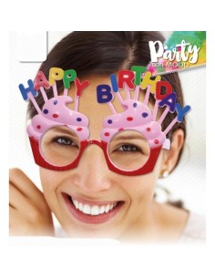 Occhiali party - Happy Birthday Cake