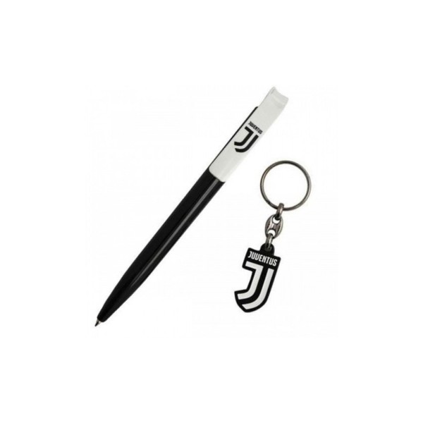 SET PENNA + PORTACHIAVI JUVE LOGO UFFICIALE IN...