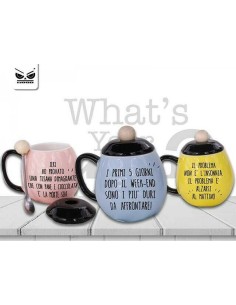 TAZZA BOWL C/CUCCHIAINO ST5151 8054187051517 MOOD S.r.l.
