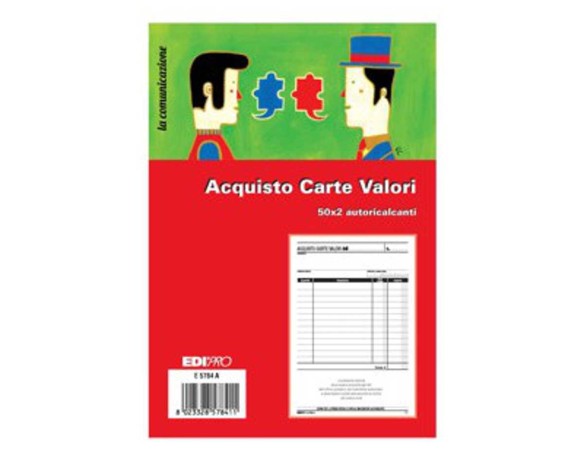 VALORI BOLLATI 23X15 DUPLICE COPIA E 5784 A