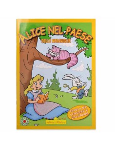 LIBRI FAVOLA DA LEGGERE E COLORARE - ALICE NEL PAESE...