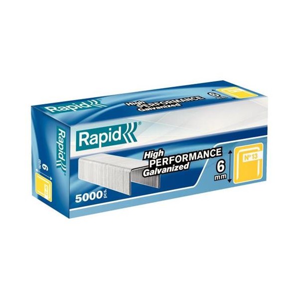 Punti - Rapid - acciaio - 13/6 - conf. 5000
