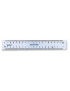 RIGHELLO DOPPIO DECIMETRO 20 CM