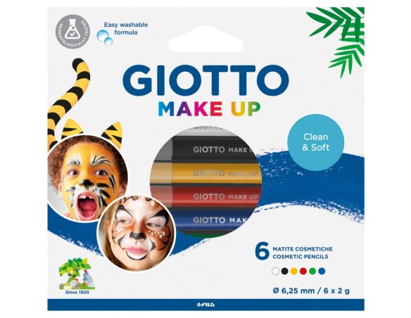 SET 6 MATITE GIOTTO MAKE UP COLORI CLASSICI FILA