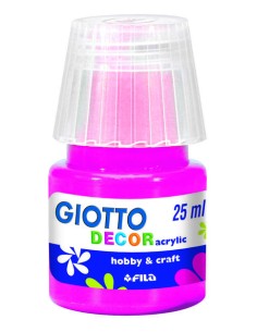 Tempera acrilica 25 ml magenta fila decor