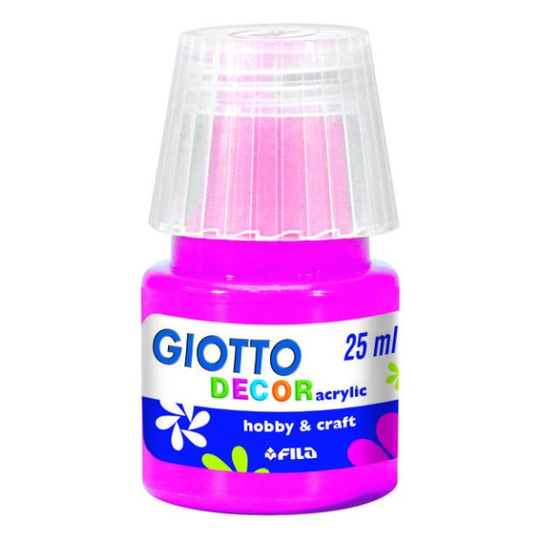 Tempera acrilica 25 ml magenta fila decor