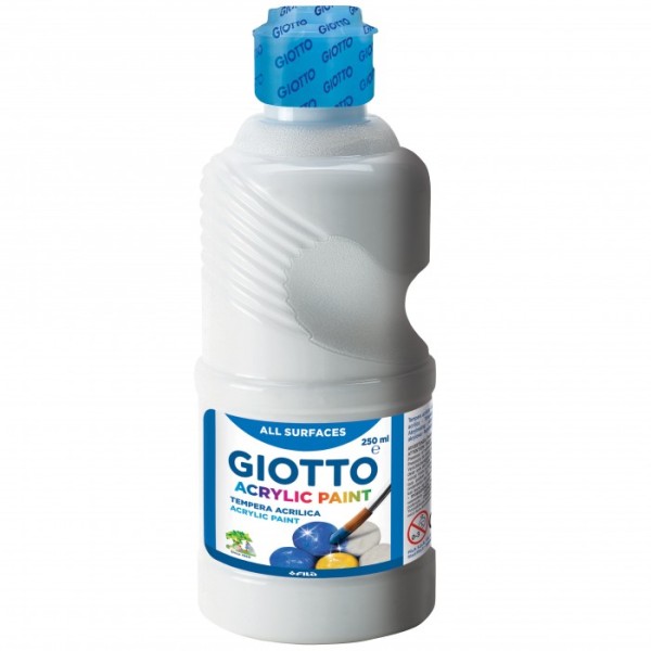 TEMPERA ACRILICA BIANCA 250 ml