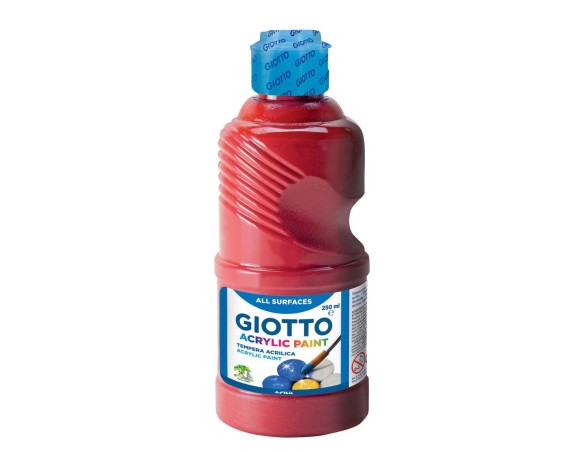 TEMPERA ACRILICA ROSSA 250 ml