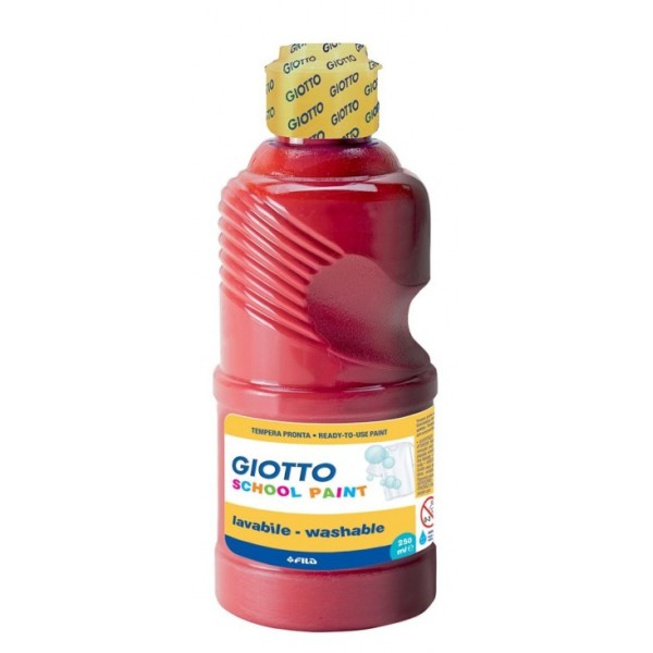 TEMPERA PRONTA ROSSO SCARLATTO 250 ml ( 08 )