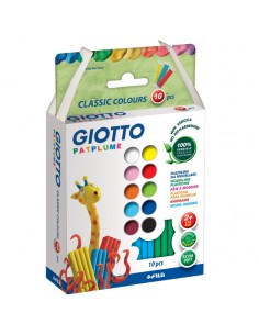 PASTA DA MODELLARE GIOTTO PATPLUME 10X20 gr. COLORI...