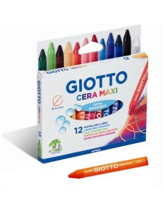 PASTELLI CERA MAXI GIOTTO 12PZ