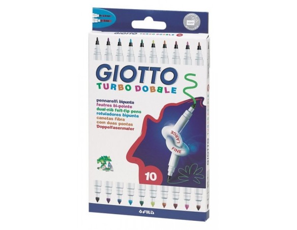 PENNARELLI BIPUNTA GIOTTO TURBO DOBBLE FILA