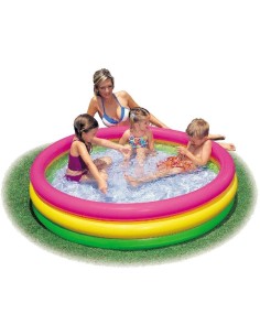 PISCINA 3 ANELLI ARCOBALENO 114X25 57412