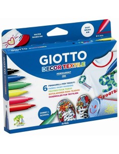 Pennarelli per tessuti Giotto Decor Textile - assortiti -...