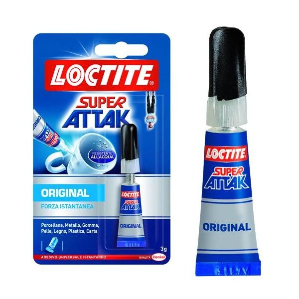 COLLA LOCTITE ADESIVI ATTAK SUPER ORIGINAL GR. 3