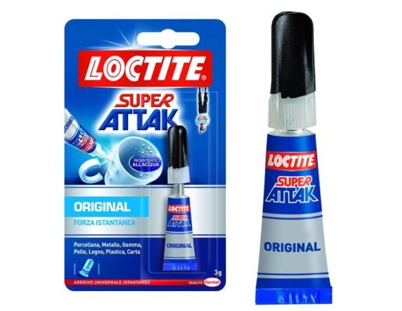COLLA LOCTITE ADESIVI ATTAK SUPER ORIGINAL GR. 3