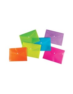 BUSTA CON BOTTONE FLUO A7