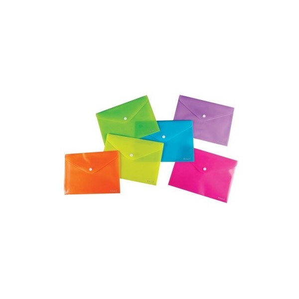 BUSTA CON BOTTONE FLUO A7