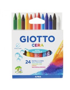 PASTELLI A CERA GIOTTO 24 COLORI