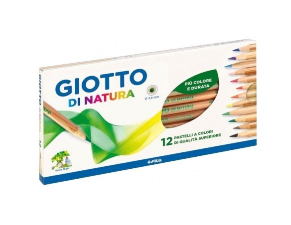 COLORI A PASTELLO GIOTTO NATURA DA 12 4.0 2406