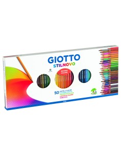PASTELLI COLORI A PASTELLO GIOTTO STILNOVO 50 PZ +...