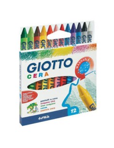 PASTELLI COLORI CERA GIOTTO x 12