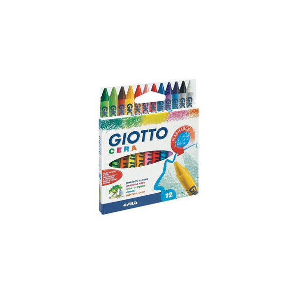 PASTELLI COLORI CERA GIOTTO x 12