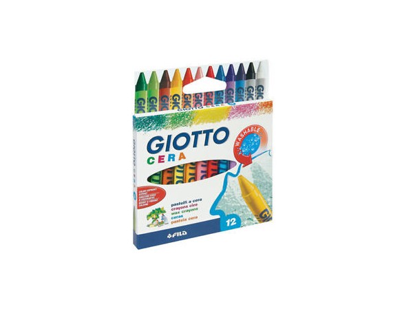PASTELLI COLORI CERA GIOTTO x 12
