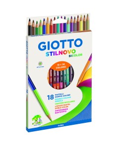 COLORI GIOTTO STILNOVO BICOLOR 18PZ