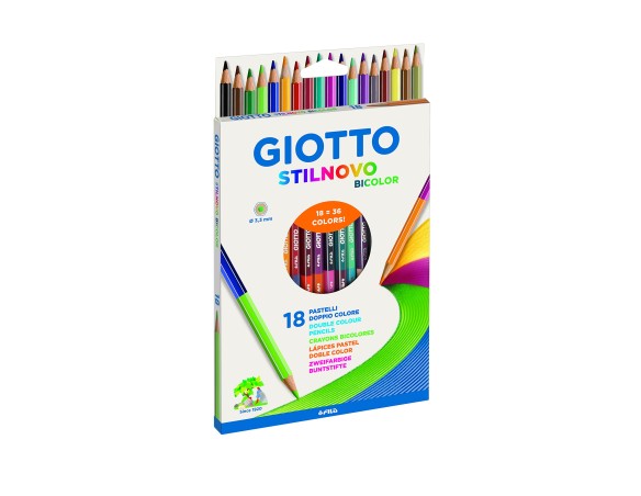 COLORI GIOTTO STILNOVO BICOLOR 18PZ