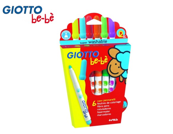 COLORI SPIRITO GIOTTO PENNARELLI BEBE' DA 6