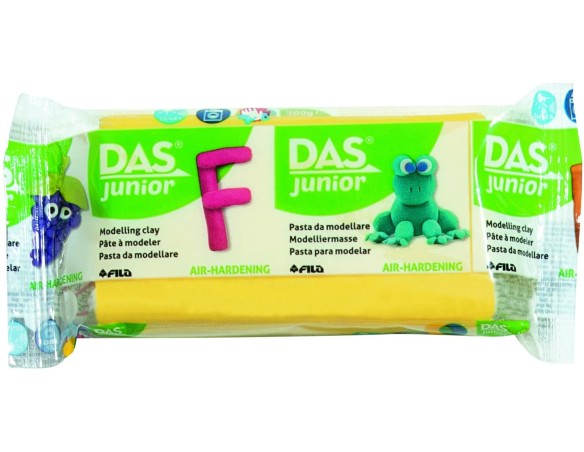 Das junior pasta modellabile giallo 100 grammi per bambini