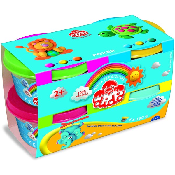 Dido' POKER barattoli di pasta per giocare 100g...